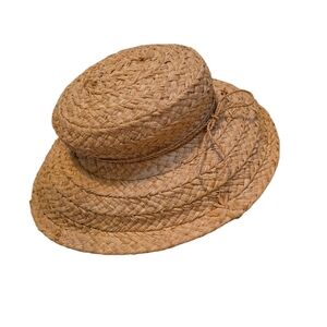 Helen Kaminski Tan Woven Hat